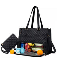 Load image into Gallery viewer, 2-in-1 Tote Lunch Bag Combo