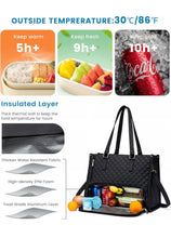 Load image into Gallery viewer, 2-in-1 Tote Lunch Bag Combo