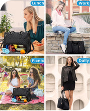 Load image into Gallery viewer, 2-in-1 Tote Lunch Bag Combo