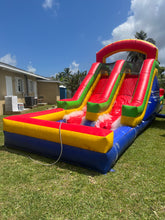 Load image into Gallery viewer, 40ft Giant Inflatable Obstacle Course with large Slide & Pool, 50% deposit required within 3 days after order is made