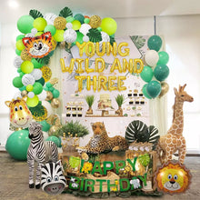 Load image into Gallery viewer, Lemon "Young, Wild and Three" Birthday Decoration Set (For Sale)