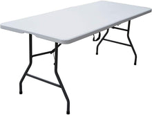 Load image into Gallery viewer, 6 Foot Centerfold Folding Table, 50% deposit required within 3 days after order is made