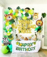 Load image into Gallery viewer, Lemon "Young, Wild and Three" Birthday Decoration Set (For Sale)