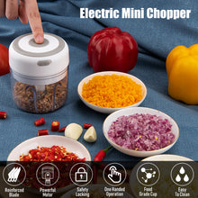 Load image into Gallery viewer, Electric Mini Food Chopper
