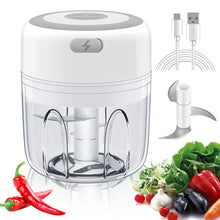 Load image into Gallery viewer, Electric Mini Food Chopper