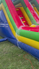 Load and play video in Gallery viewer, 40ft Giant Inflatable Obstacle Course with large Slide & Pool, 50% deposit required within 3 days after order is made