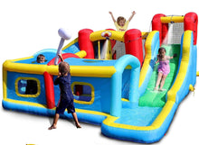 Load image into Gallery viewer, Kids Play Park With Water Slide and Bouncy Castle Combo, 50% deposit required within 3 days after order is made

