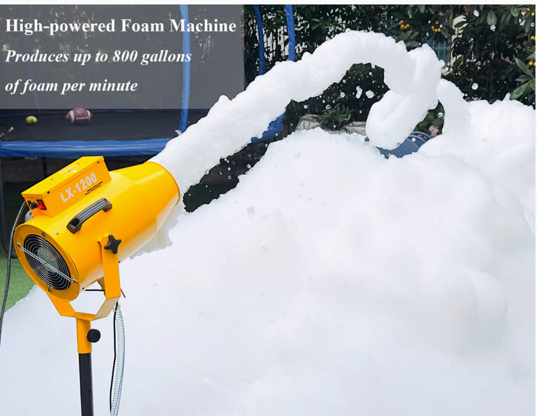 Foam Blower Machine with foam mix for Party