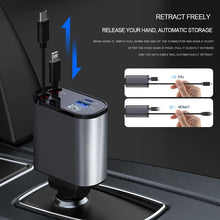 Load image into Gallery viewer, 4 in 1 Retractable Car Charger
