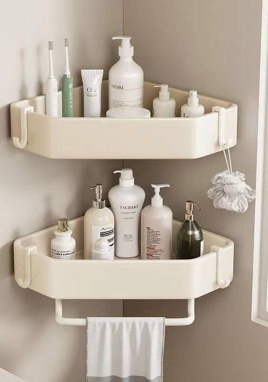 Corner Wall Mounted Bathroom Shelf