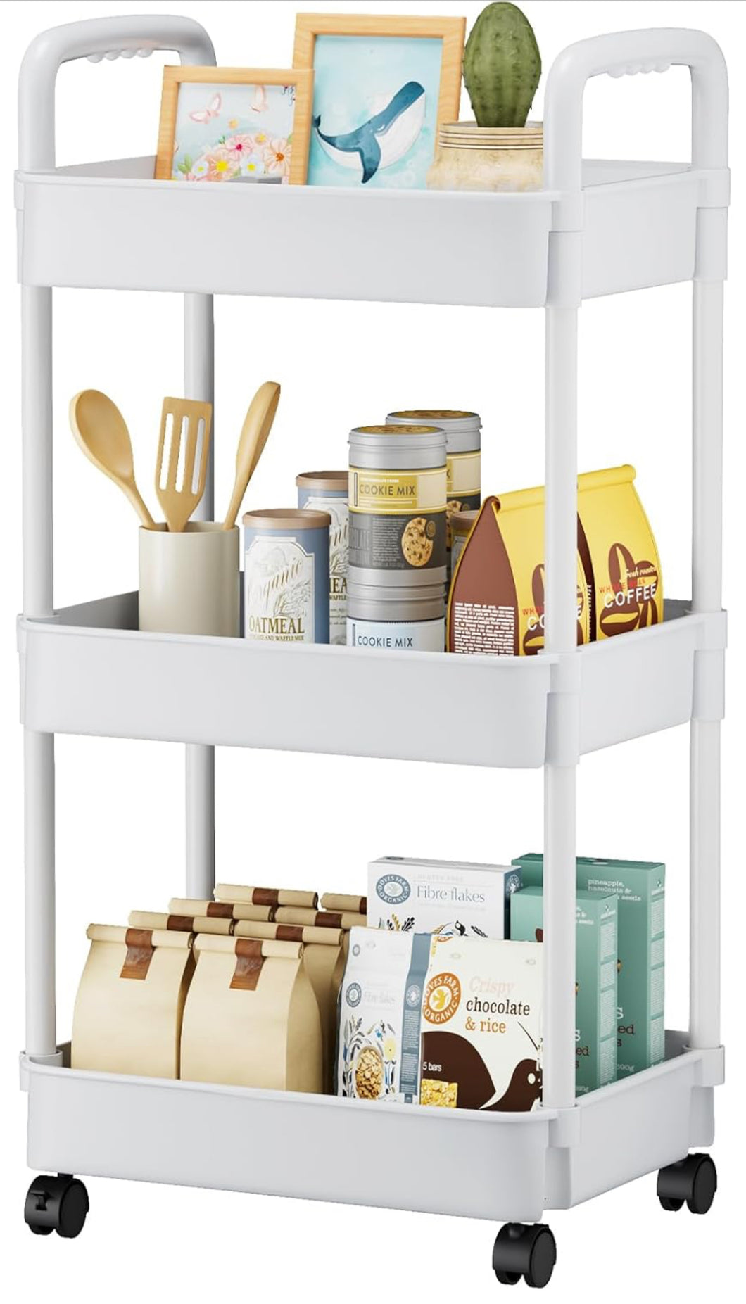 3 Tier Rolling Cart