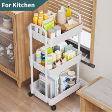 Load image into Gallery viewer, 3 Tier Rolling Cart
