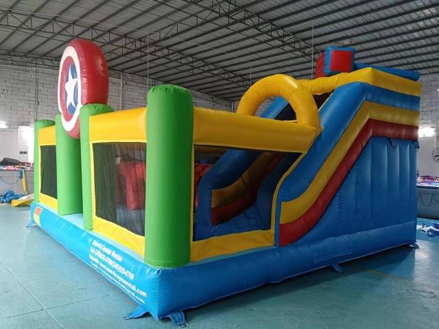 Inflatable Playground with Obstacles