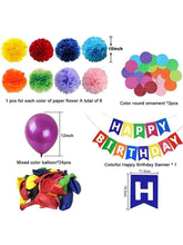 Load image into Gallery viewer, Multicolored Tissue Poms Party Decoration Set (For Sale)
