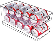 Load image into Gallery viewer, 2 Tier Rolling Soda Can Organizer
