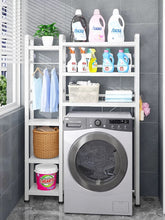 Load image into Gallery viewer, Stainless Steel Bathroom/Laundry Room Storage Rack
