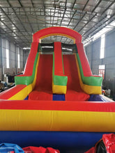 Load image into Gallery viewer, 40ft Giant Inflatable Obstacle Course with large Slide &amp; Pool, 50% deposit required within 3 days prior to confirmation
