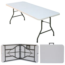 Load image into Gallery viewer, 6 Foot Centerfold Folding Table, 50% deposit required within 3 days after order is made
